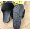 Zapatillas de piel de visón 100% RLTX01 2020 nuevo producto al por mayor toboganes de piel de visón real